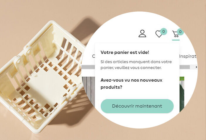 Votre panier est soudainement vide ?